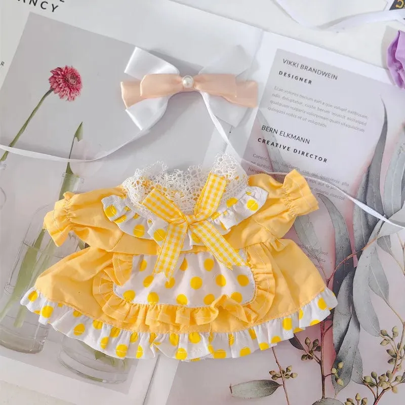 Puppenkleidung für 20 cm große Idolpuppen Zubehör Plüschpuppenkleidung Pullover Stofftierpuppen Outfit für Korea Kpop EXO Puppen