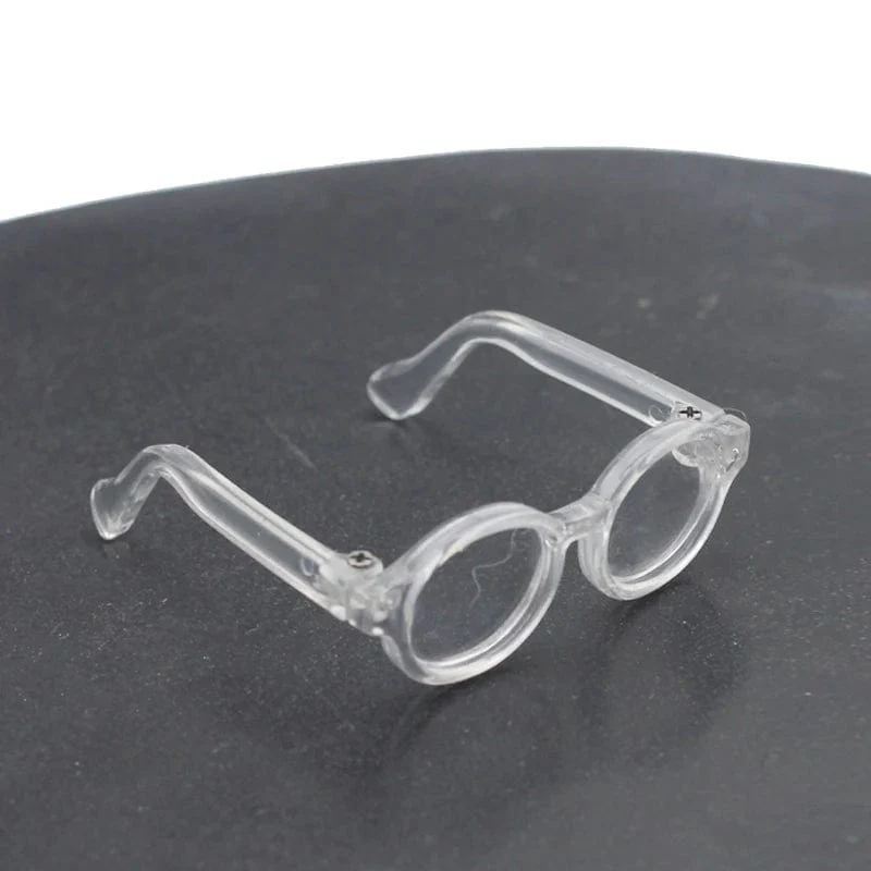 4.5 cm 6.5 cm 9 cm transparente Kunststoffbrille für 1/8 1/6 1/3 1/4 Bjd, Labubu, MSD SD, Plüsch EXO Doll Sonnenbrille Kostenloser Versand