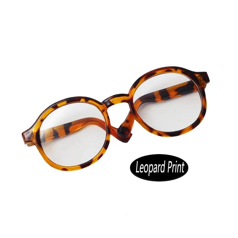 4.5 cm 6.5 cm 9 cm transparente Kunststoffbrille für 1/8 1/6 1/3 1/4 Bjd, Labubu, MSD SD, Plüsch EXO Doll Sonnenbrille Kostenloser Versand