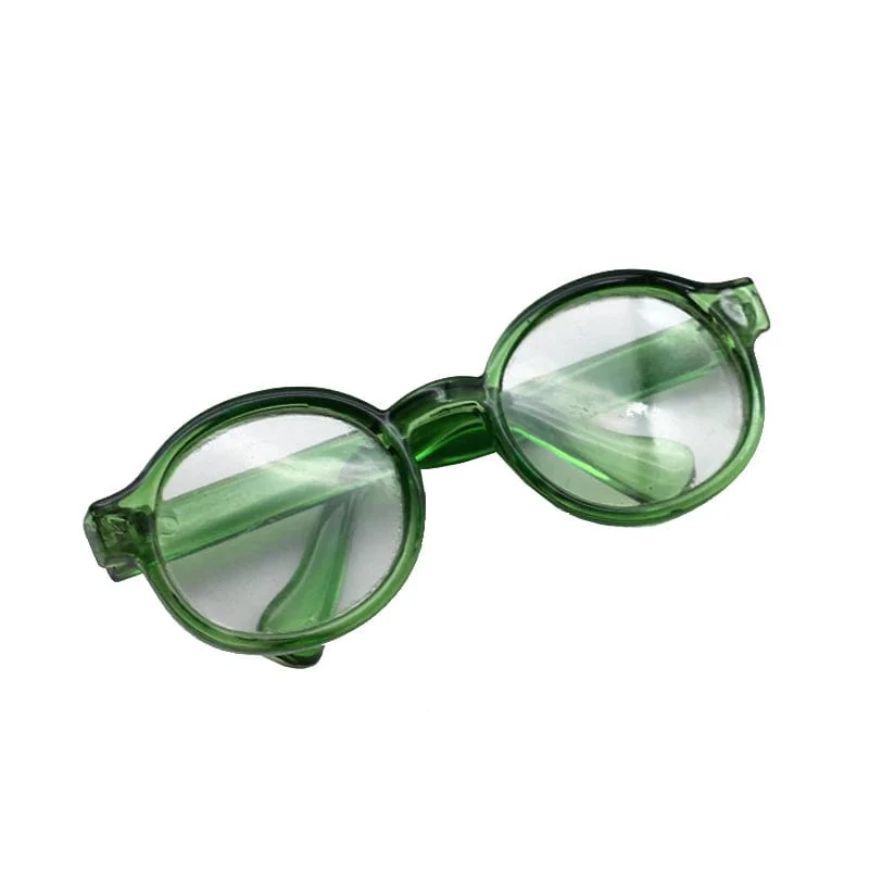 4.5 cm 6.5 cm 9 cm transparente Kunststoffbrille für 1/8 1/6 1/3 1/4 Bjd, Labubu, MSD SD, Plüsch EXO Doll Sonnenbrille Kostenloser Versand