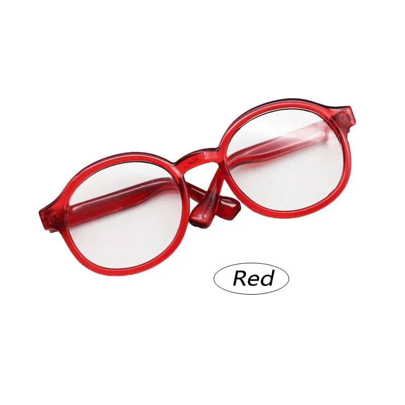4.5 cm 6.5 cm 9 cm transparente Kunststoffbrille für 1/8 1/6 1/3 1/4 Bjd, Labubu, MSD SD, Plüsch EXO Doll Sonnenbrille Kostenloser Versand