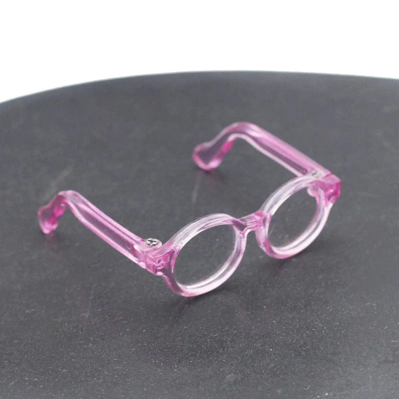 4.5 cm 6.5 cm 9 cm transparente Kunststoffbrille für 1/8 1/6 1/3 1/4 Bjd, Labubu, MSD SD, Plüsch EXO Doll Sonnenbrille Kostenloser Versand