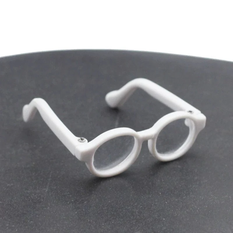 4.5 cm 6.5 cm 9 cm transparente Kunststoffbrille für 1/8 1/6 1/3 1/4 Bjd, Labubu, MSD SD, Plüsch EXO Doll Sonnenbrille Kostenloser Versand