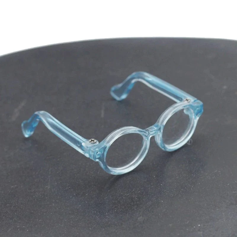 4.5 cm 6.5 cm 9 cm transparente Kunststoffbrille für 1/8 1/6 1/3 1/4 Bjd, Labubu, MSD SD, Plüsch EXO Doll Sonnenbrille Kostenloser Versand