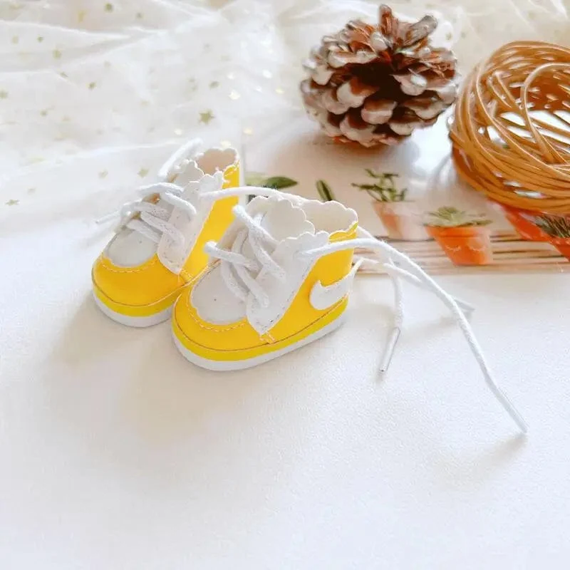 Mini-Plüschpuppen-Zubehör für 20 cm Korea Kpop EXO Idol Puppen, Segeltuchschuhe, Lederschuhe, Brillen, Kamera, Spielzeug, Fans, Geschenk, Sammlung