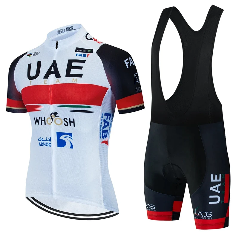 UAE Radfahren Kleidung Jersey Männer Set MTB Rennrad Uniform Shorts Mann Berg Komplette 2024 Bib männer Anzug Zyklus frühling Sommer