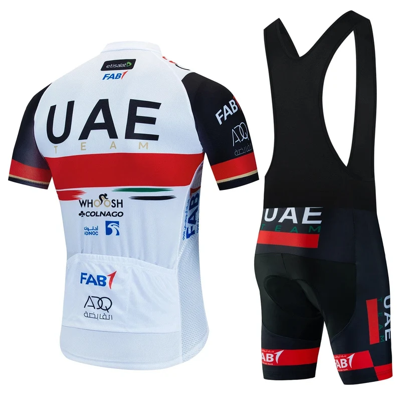 UAE Radfahren Kleidung Jersey Männer Set MTB Rennrad Uniform Shorts Mann Berg Komplette 2024 Bib männer Anzug Zyklus frühling Sommer