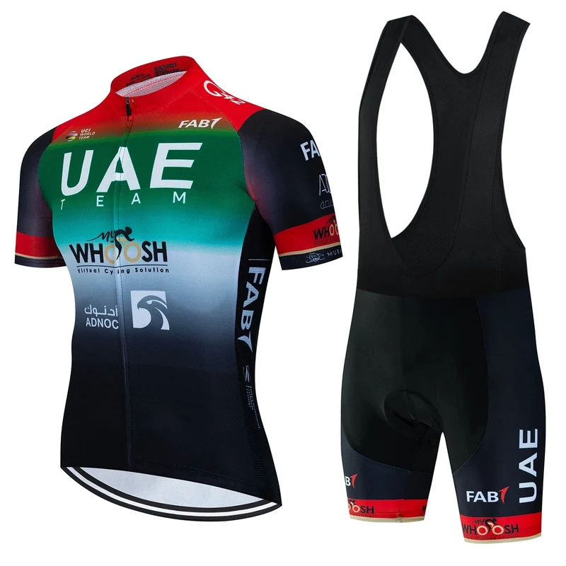 UAE Radfahren Kleidung Jersey Männer Set MTB Rennrad Uniform Shorts Mann Berg Komplette 2024 Bib männer Anzug Zyklus frühling Sommer
