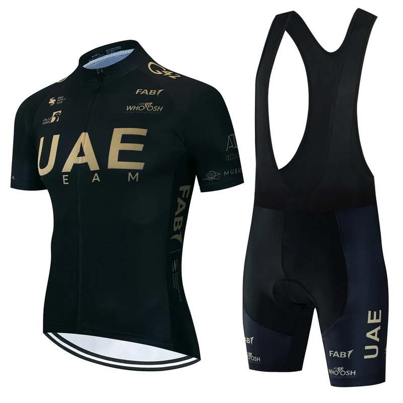 UAE Radfahren Kleidung Jersey Männer Set MTB Rennrad Uniform Shorts Mann Berg Komplette 2024 Bib männer Anzug Zyklus frühling Sommer