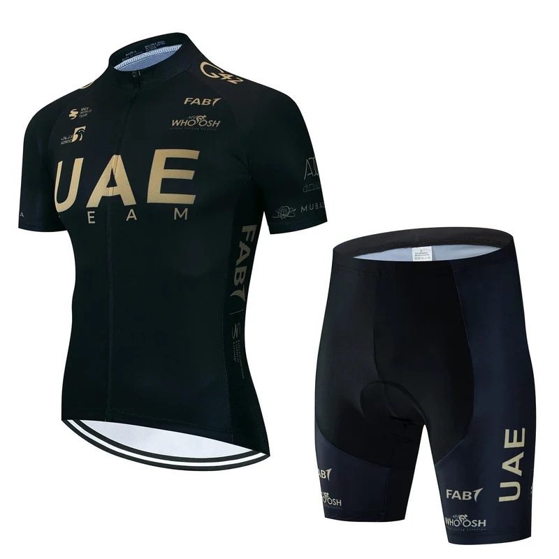 UAE Radfahren Kleidung Jersey Männer Set MTB Rennrad Uniform Shorts Mann Berg Komplette 2024 Bib männer Anzug Zyklus frühling Sommer