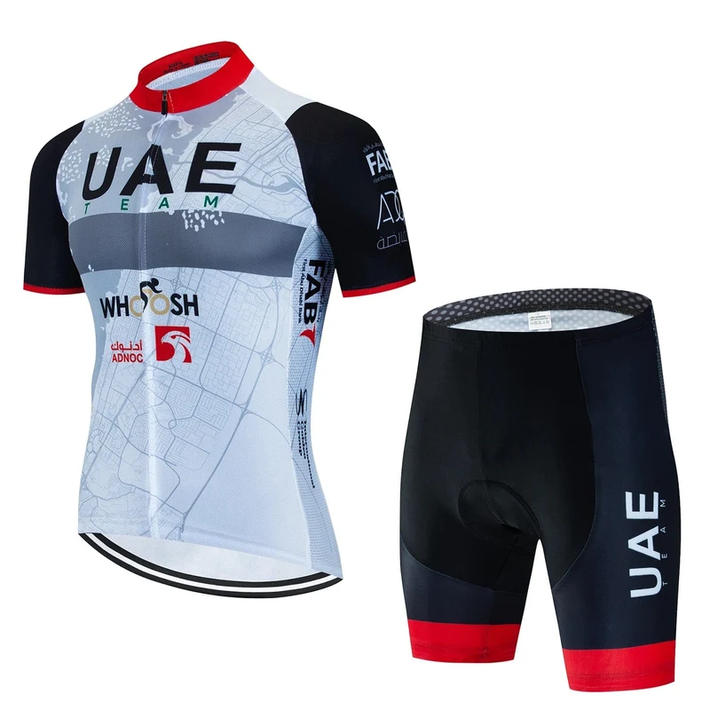 UAE Radfahren Kleidung Jersey Männer Set MTB Rennrad Uniform Shorts Mann Berg Komplette 2024 Bib männer Anzug Zyklus frühling Sommer
