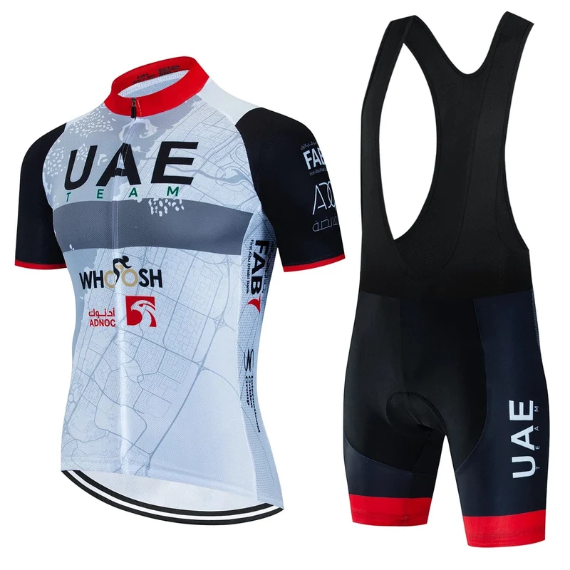 UAE Radfahren Kleidung Jersey Männer Set MTB Rennrad Uniform Shorts Mann Berg Komplette 2024 Bib männer Anzug Zyklus frühling Sommer