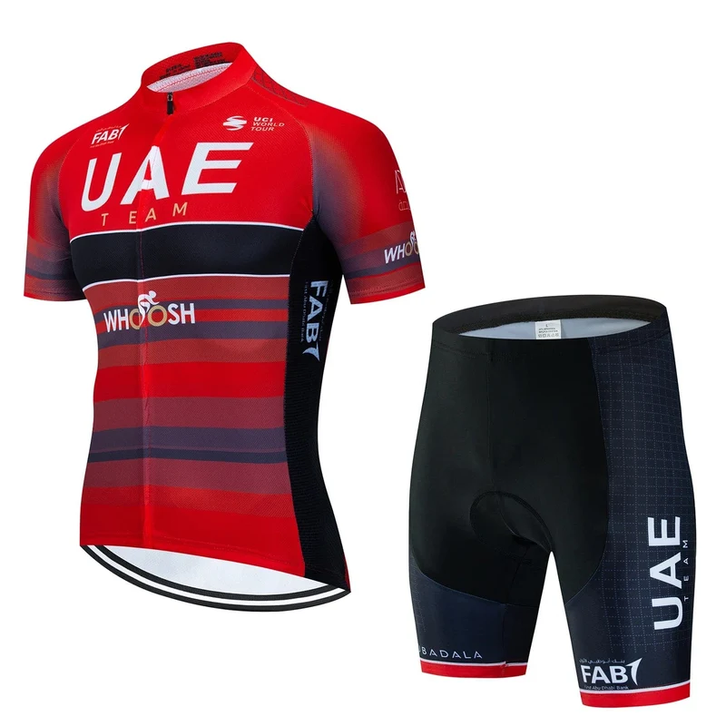 UAE Radfahren Kleidung Jersey Männer Set MTB Rennrad Uniform Shorts Mann Berg Komplette 2024 Bib männer Anzug Zyklus frühling Sommer