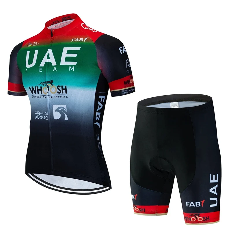 UAE Radfahren Kleidung Jersey Männer Set MTB Rennrad Uniform Shorts Mann Berg Komplette 2024 Bib männer Anzug Zyklus frühling Sommer
