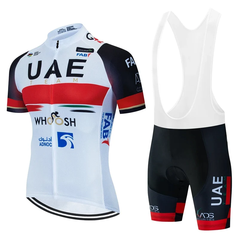 UAE Radfahren Kleidung Jersey Männer Set MTB Rennrad Uniform Shorts Mann Berg Komplette 2024 Bib männer Anzug Zyklus frühling Sommer
