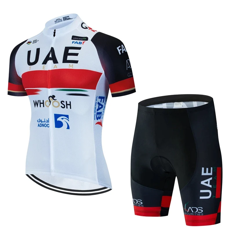 UAE Radfahren Kleidung Jersey Männer Set MTB Rennrad Uniform Shorts Mann Berg Komplette 2024 Bib männer Anzug Zyklus frühling Sommer