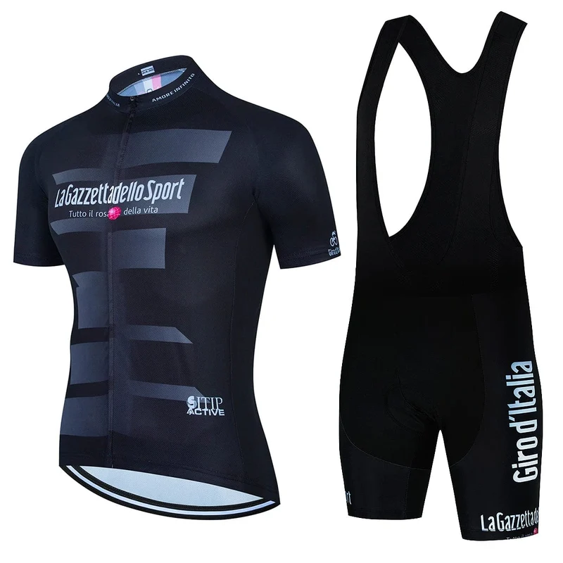 Tour De Giro D'ITALIA Radtrikot Set Herren Kurzarm Berguniform Ropa Ciclismo Radsport Maillot Radsportbekleidung Anzug