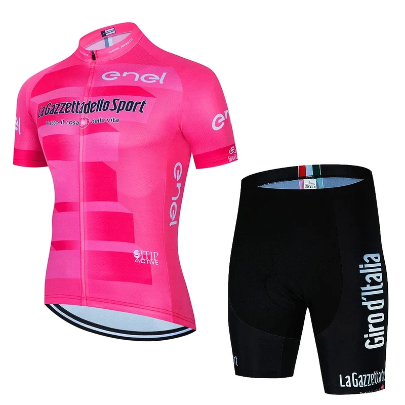 Tour De Giro D'ITALIA Radtrikot Set Herren Kurzarm Berguniform Ropa Ciclismo Radsport Maillot Radsportbekleidung Anzug