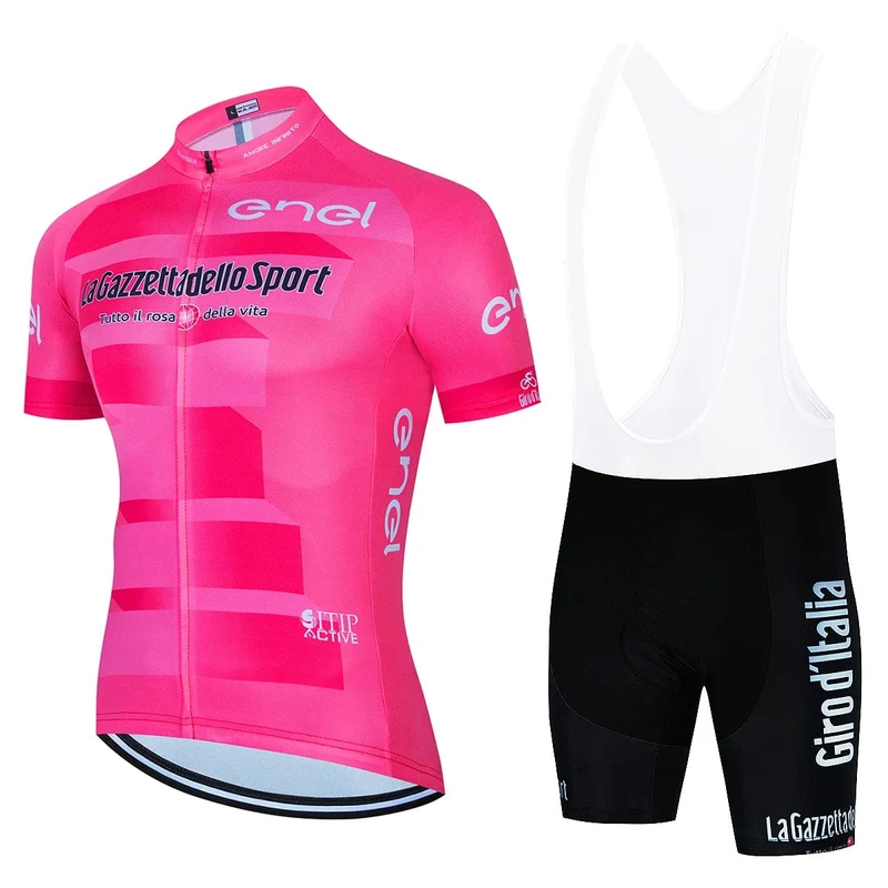 Tour De Giro D'ITALIA Radtrikot Set Herren Kurzarm Berguniform Ropa Ciclismo Radsport Maillot Radsportbekleidung Anzug
