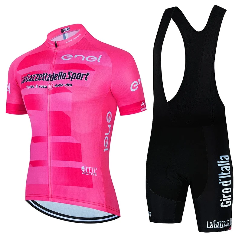 Tour De Giro D'ITALIA Radtrikot Set Herren Kurzarm Berguniform Ropa Ciclismo Radsport Maillot Radsportbekleidung Anzug