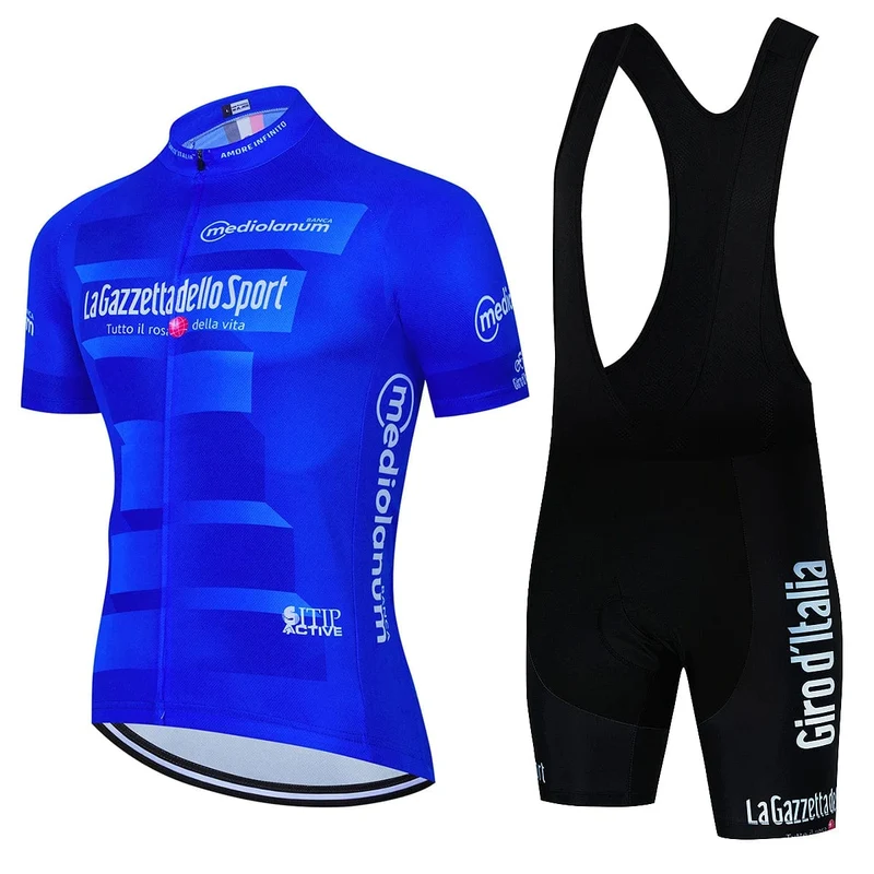 Tour De Giro D'ITALIA Radtrikot Set Herren Kurzarm Berguniform Ropa Ciclismo Radsport Maillot Radsportbekleidung Anzug