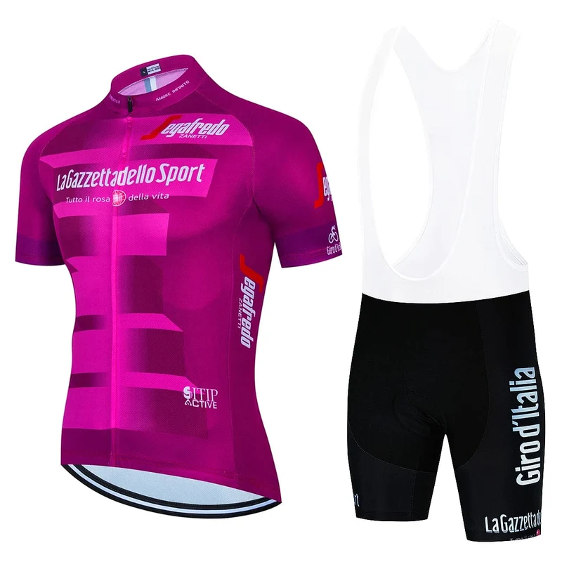 Tour De Giro D'ITALIA Radtrikot Set Herren Kurzarm Berguniform Ropa Ciclismo Radsport Maillot Radsportbekleidung Anzug