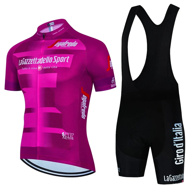 Tour De Giro D'ITALIA Radtrikot Set Herren Kurzarm Berguniform Ropa Ciclismo Radsport Maillot Radsportbekleidung Anzug