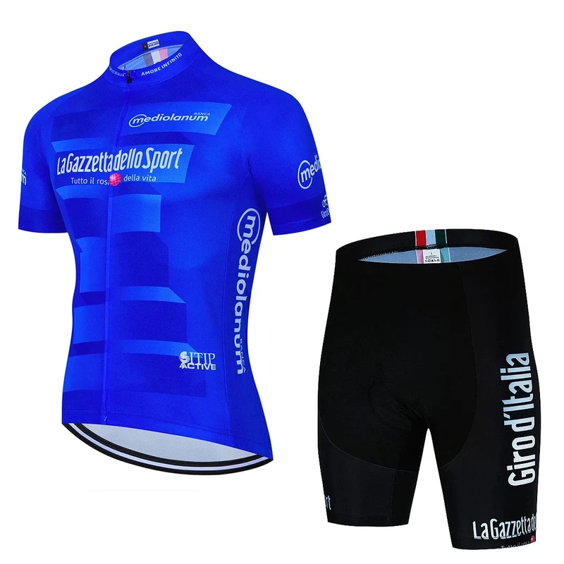 Tour De Giro D'ITALIA Radtrikot Set Herren Kurzarm Berguniform Ropa Ciclismo Radsport Maillot Radsportbekleidung Anzug