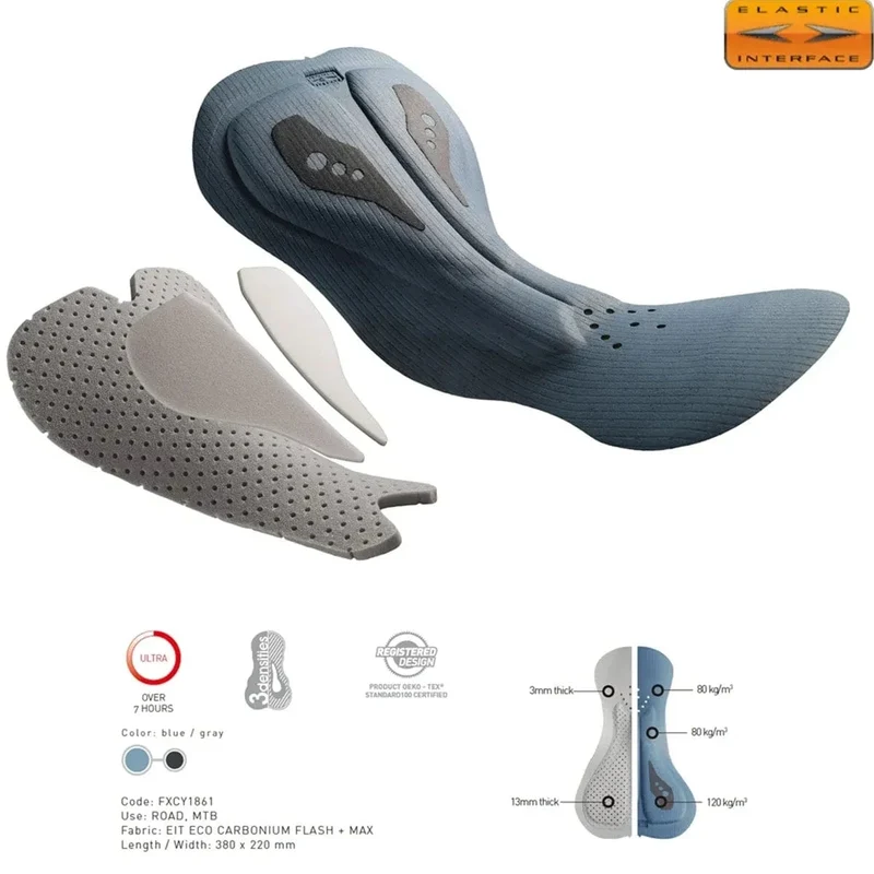 Italienisches Fahrrad-Sitzkissen, Winter-Thermo-Fleece, Rad-Lätzchen, Hose, Radhose, hält warm, Fahrrad-Gel-Pad-Hose, stoßfest