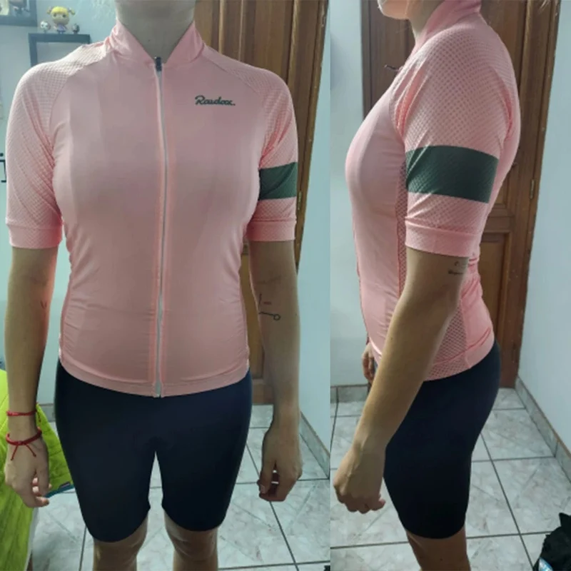 Raudax Männer Kurzarm radfahren Jersey Sets Ropa Ciclismo Hombre Sommer Radfahren Kleidung Triathlon Trägerhose Anzug Fahrrad Uniform