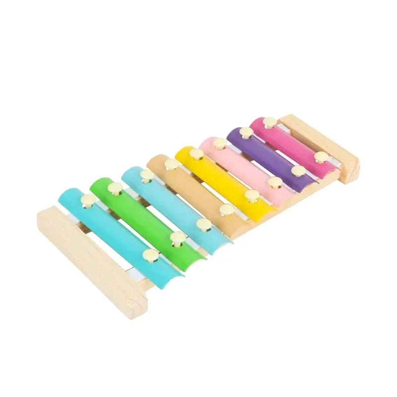Holz 8 Töne Multicolor Xylophon Holz Musikinstrument Spielzeug Für Baby Kinder Holz Musikinstrument Spielzeug Zubehör