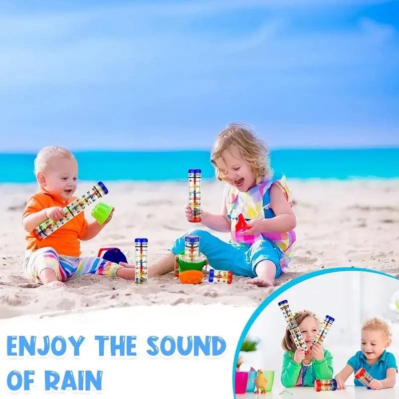 Rainmaker Babyspielzeug Regenstab für Babys im Alter von 6–12 Monaten, Rassel-Shaker, Entwicklung der sensorischen und auditiven Fähigkeiten, Musikinstrument für Babys, Spielzeug