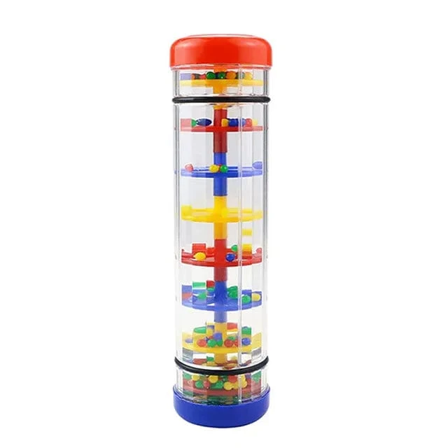 Rainmaker Babyspielzeug Regenstab für Babys im Alter von 6–12 Monaten, Rassel-Shaker, Entwicklung der sensorischen und auditiven Fähigkeiten, Musikinstrument für Babys, Spielzeug