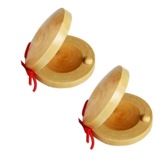 Baby-Musikspielzeug, Kastagnetten, Sandhammer, Tamburin, Dreieck, Doppelring, Montessori-Schlaginstrument, Spielzeug für Neugeborene, Geschenke