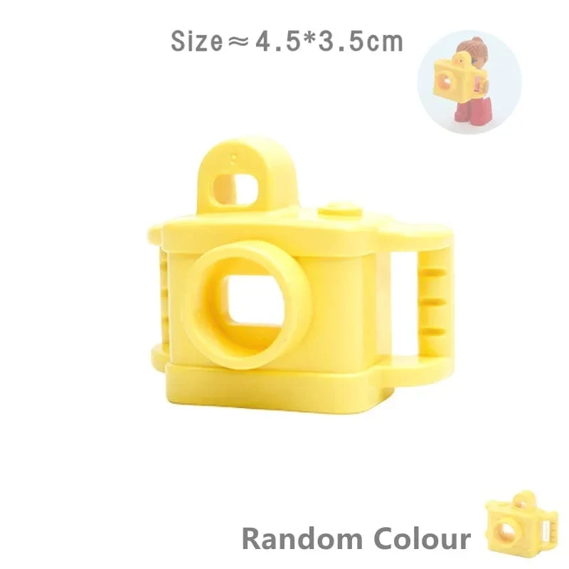 Große Bausteine, Spielhaus, Möbelzubehör, Innenutensilien, Bett, kompatibel mit großen Ziegelsteinen, zum Zusammenbauen von Spielzeug für Kinder, Kinder, Geschenk