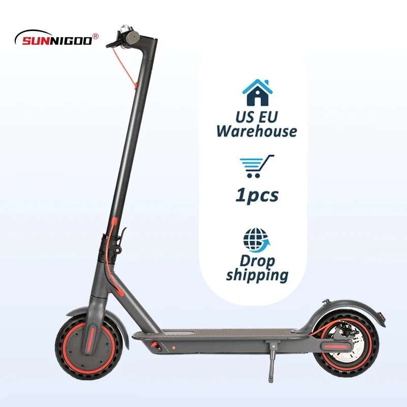 High-End-Elektroroller für Erwachsene, 8.5 Zoll, 36 V, 350 W, zusammenklappbarer Elektroroller, ultraleichtes Smart-Mobilitätsfahrrad M365, Weiß, Grau