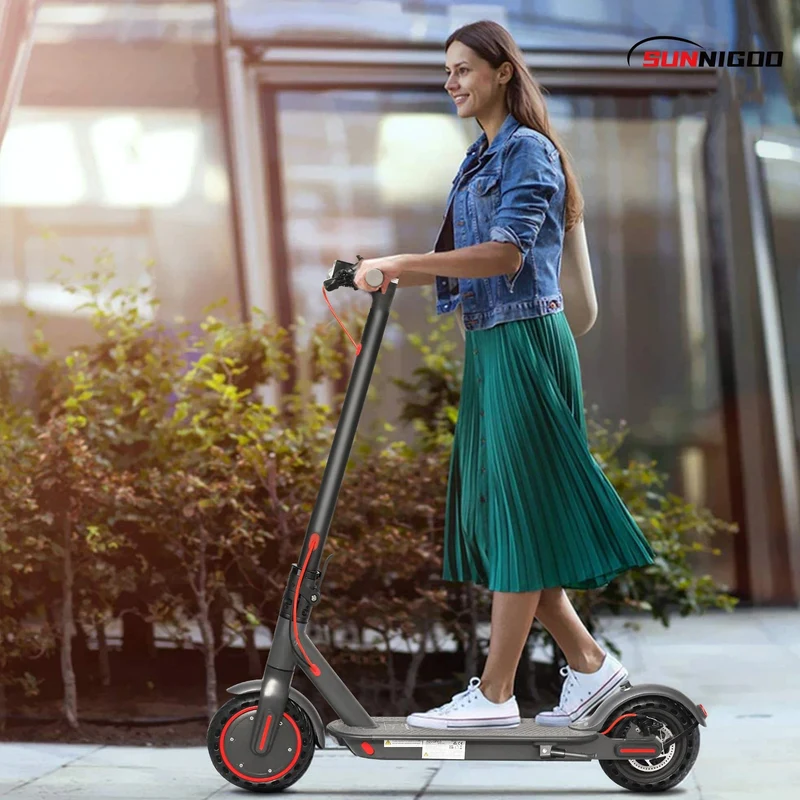 High-End-Elektroroller für Erwachsene, 8.5 Zoll, 36 V, 350 W, zusammenklappbarer Elektroroller, ultraleichtes Smart-Mobilitätsfahrrad M365, Weiß, Grau