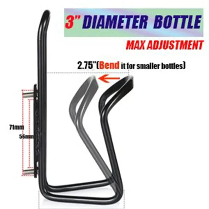 Aluminiumlegierung Fahrradflaschenhalter Radfahren Fahrrad Trinken Wasserflaschenhalter Halter Halterung für Berg Faltrad Käfig