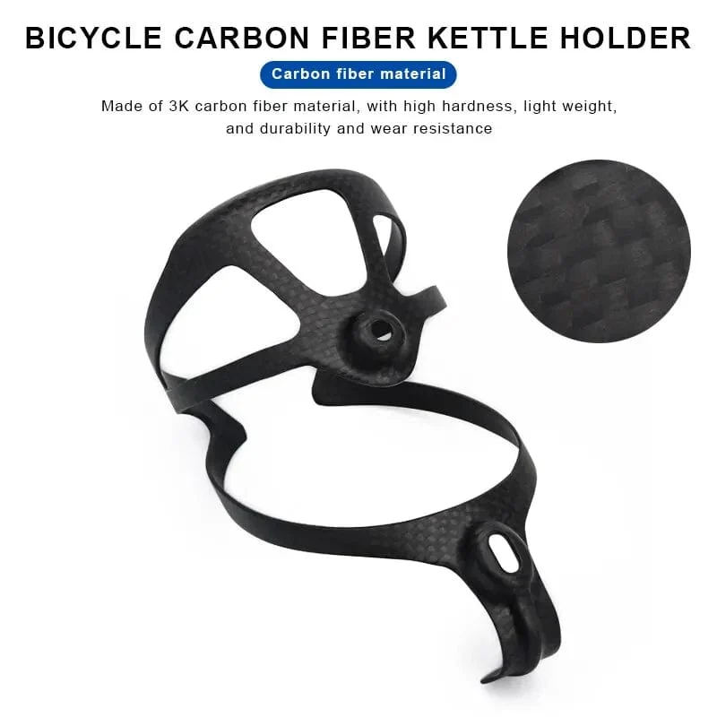 Fahrrad Flaschenhalter 2PCS Voll 3K Carbon Faser Super Licht Straße Mountainbike Radfahren Wasser Flaschen Käfig Halter matte18g XXX