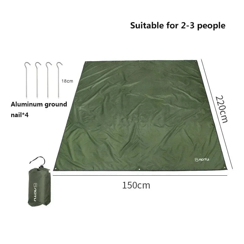 Zeltplane Regen Sonnenschutz Hängematten Unterschlupf Camping Überleben Sonnenschutz Picknick Markisenabdeckung Wasserdicht Out Wanderzubehör
