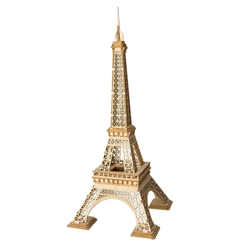 Robotime 3D Holz Puzzle Spiel Big Ben Tower Bridge Pagode Gebäude Modell Spielzeug Für Kinder Kinder Geburtstag Geschenk