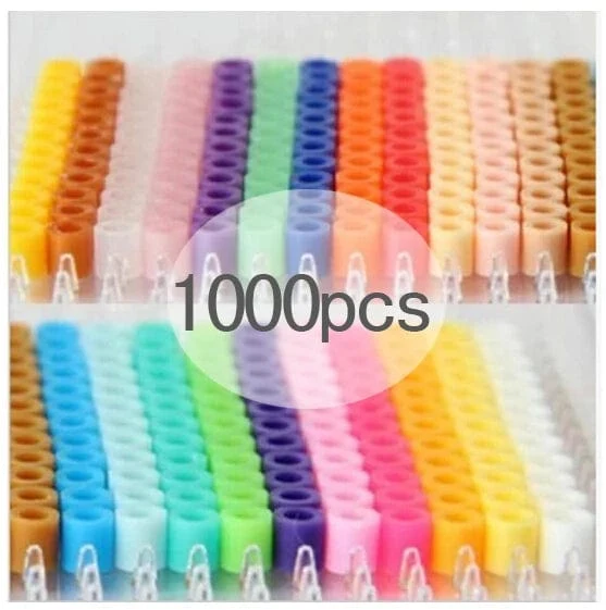 1000 Stück/Beutel 5mm Hama Perlen Puzzle Perlen Eisenperlen Diy Perler Fuse Bead Intelligenz Lernspielzeug