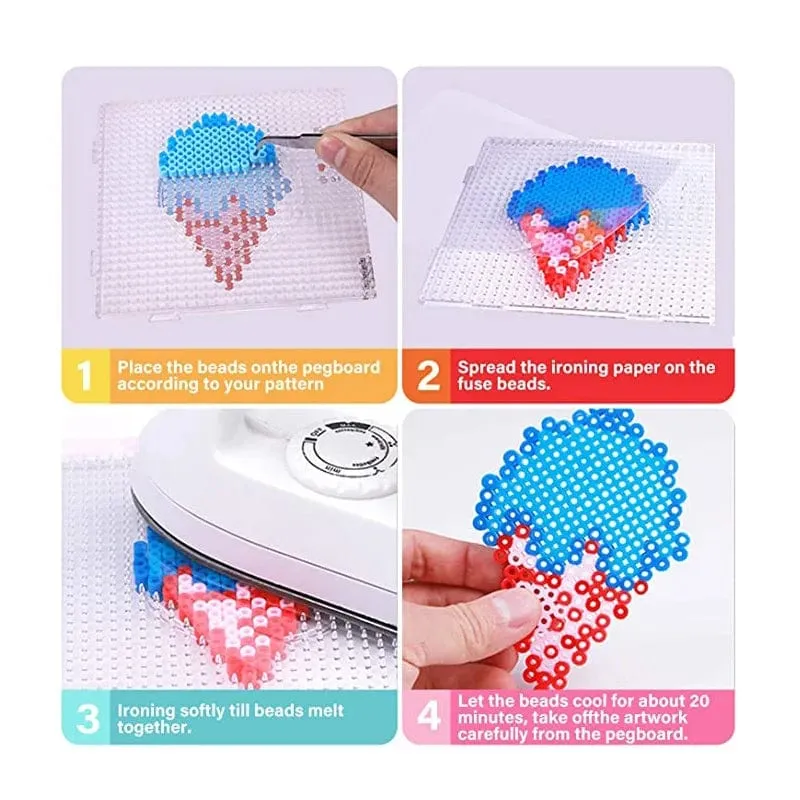 1000 Stück/Beutel 5mm Hama Perlen Puzzle Perlen Eisenperlen Diy Perler Fuse Bead Intelligenz Lernspielzeug