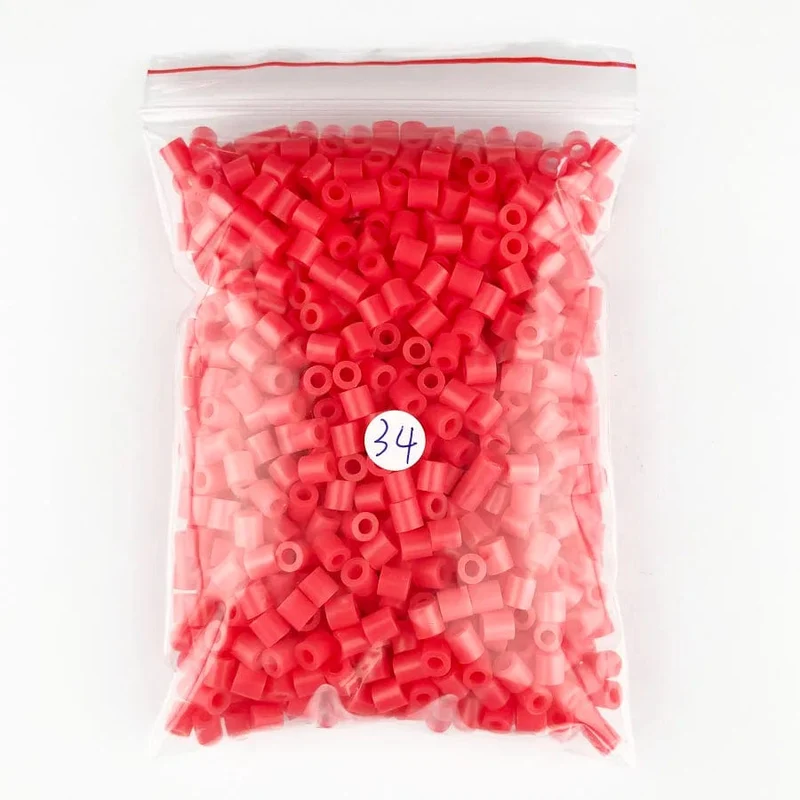 1000 Stück/Beutel 5mm Hama Perlen Puzzle Perlen Eisenperlen Diy Perler Fuse Bead Intelligenz Lernspielzeug