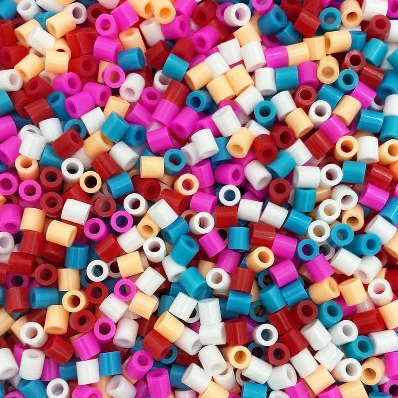 5MM 1000PCs Pixel Puzzle Eisen Perlen für kinder Perler Hama Perlen Diy Hohe Qualität Handgemachte Geschenk spielzeug Sicherung Perlen