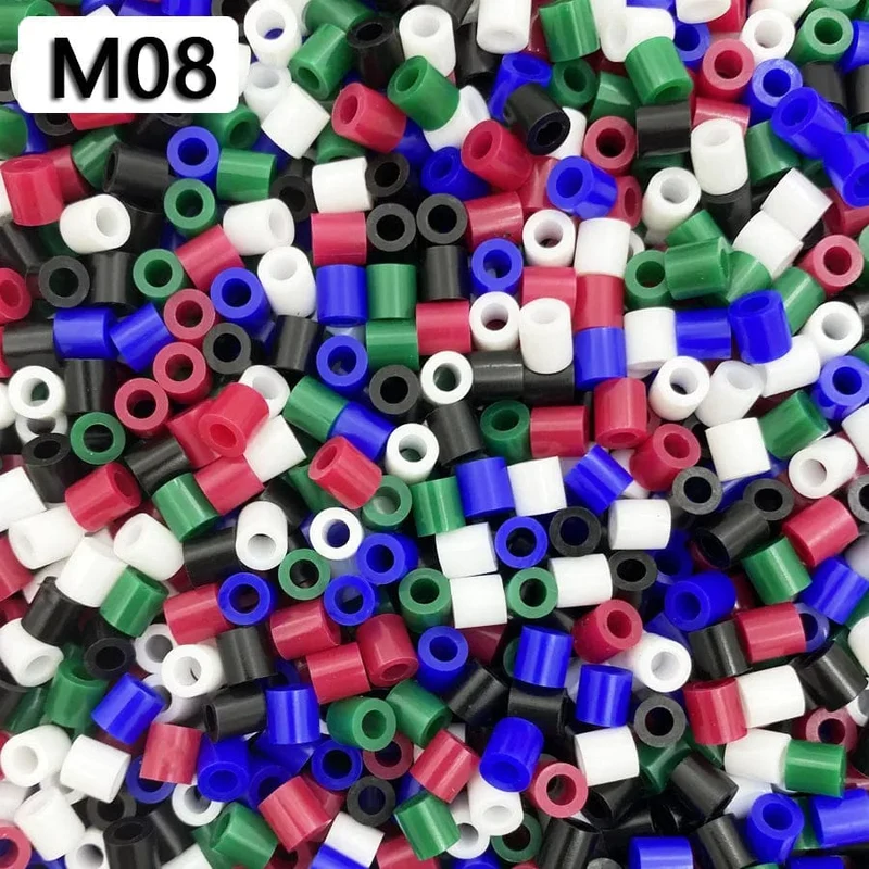 5MM 1000PCs Pixel Puzzle Eisen Perlen für kinder Perler Hama Perlen Diy Hohe Qualität Handgemachte Geschenk spielzeug Sicherung Perlen