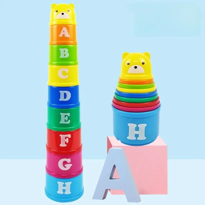 Kid Brain Response Battle Fold Cup Handgeschwindigkeit Wettbewerb Fold Cup Kind Stapelspiel Frühe Bildung Puzzle Zug Brettspiele Spielzeug