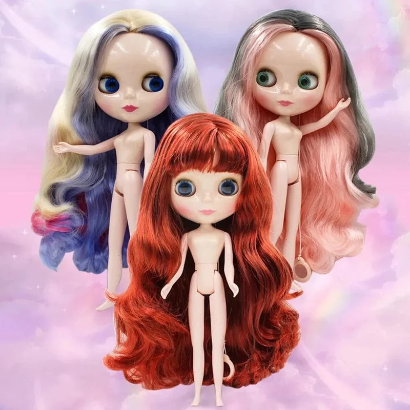 30cm DBS Blyth 7 Bewegliche Gelenke Mädchen Kleid 3D Augen Spielzeug mit Kleidung Kinder Spielzeug für Mädchen Kinder Geschenk