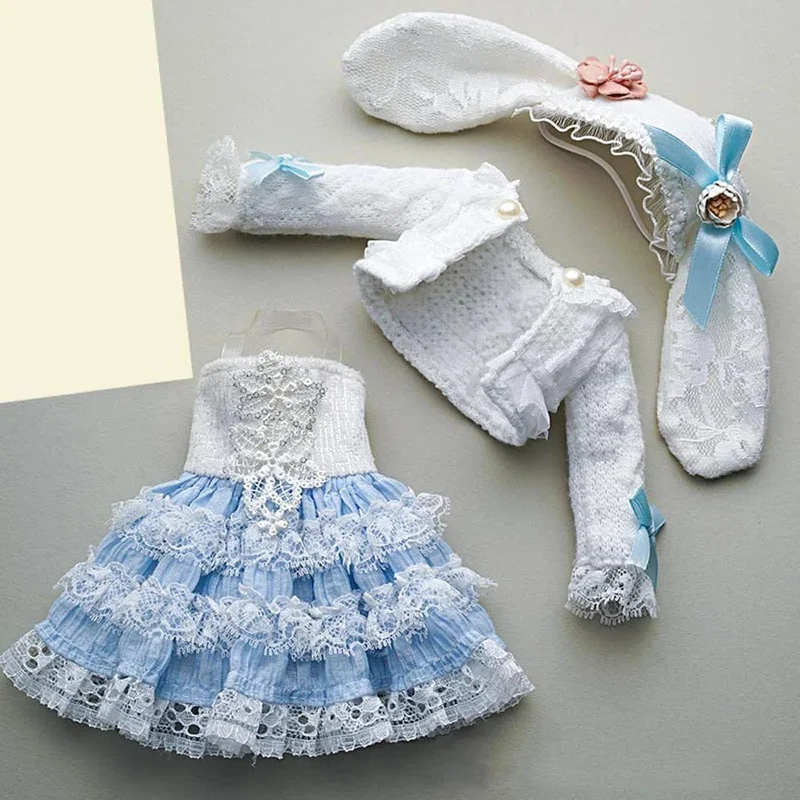 30cm DBS Blyth 7 Bewegliche Gelenke Mädchen Kleid 3D Augen Spielzeug mit Kleidung Kinder Spielzeug für Mädchen Kinder Geschenk