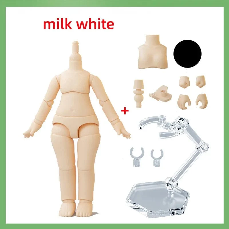 Ymy Gelenkpuppenkörper der zweiten Generation, Junge, Mädchen, Körper, Spielzeug, Ersatzgelenk, Handzubehör für Obitsu 11, Gsc-Kopf, Ob11,1/12Bjd